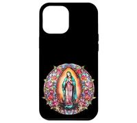 Carcasa para iPhone 12 Pro MAX Virgin Mary Lady of Guadalupe Colorful Christian Aesthetic
