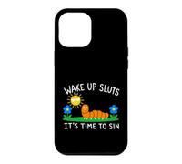Carcasa para iPhone 12 Pro MAX Wake Up Sluts It's Time to Sin, Funny Animal Meme