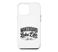 Carcasa para iPhone 12 Pro MAX Wakeboard Lake Life Adventure Espera diversión Deportes acuáticos