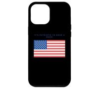 Carcasa para iPhone 12 Pro MAX Wearing a Mask is Patriotic