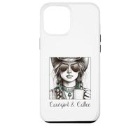 Carcasa para iPhone 12 Pro MAX Western Cowgirl and Coffee Wild West Cowgirls