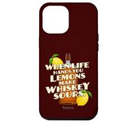 Carcasa para iPhone 12 Pro MAX Whiskey Quote When Life Hands You Lemons Whiskey