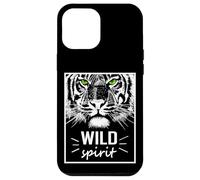 Carcasa para iPhone 12 Pro MAX Wild Spirit Tiger Quotes Summer Illustration Graphic Design