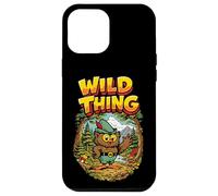 Carcasa para iPhone 12 Pro MAX Wild Thing! Retro Woodsy Owl Give a Hoot Vintage Earth Day