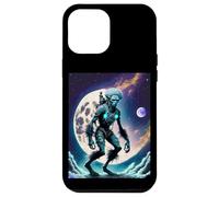 Carcasa para iPhone 12 Pro MAX Wild Wendigo Skinwalker in Space Illustration Graphic Design