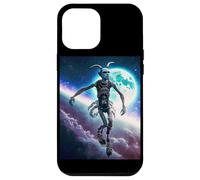 Carcasa para iPhone 12 Pro MAX Wild Wendigo Skinwalker in Space Illustration Graphic Design