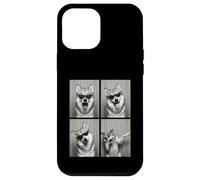Carcasa para iPhone 12 Pro MAX Wolf PhotoBooth Gafas de Sol Divertido Dab Amante de los