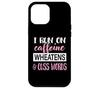Carcasa para iPhone 12 Pro MAX Womens Caffiene & Words Wheaten Terrier Dog Lover