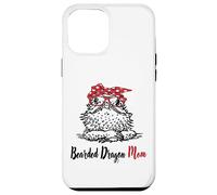 Carcasa para iPhone 12 Pro MAX Womens Girls Tiny Dinosaur Lover Glasses Bearded Dragon Mom