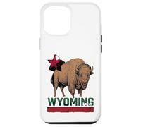 Carcasa para iPhone 12 Pro MAX Wyoming Cowboy State Buffalo - Camiseta Vintage