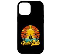 Carcasa para iPhone 12 Pro MAX Yacht Rock 70s 80s Navegación Vintage Atardecer Palm Beach