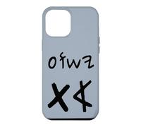 Carcasa para iPhone 12 Pro MAX Yeshua Aleph TAV Jesús Primero Último en Paleo Hebreo (Negro)