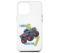 Carcasa para iPhone 12 Pro MAX Yo tenía Seis Ahora Tengo Siete Monster Truck 67 Meme 7 cumpleaños