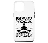 Carcasa para iPhone 12 Pro MAX Yoga es para Personas Inteligentes Mujeres Instructor de Yoga Divertido