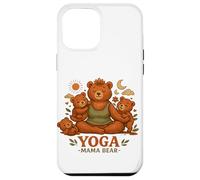 Carcasa para iPhone 12 Pro MAX Yoga Mama Bear - Regalo Divertido para mamás Mindfulness Wellness
