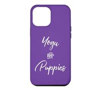 Carcasa para iPhone 12 Pro MAX Yoga & Puppies Namastay Home with Dog Doing Yoga Lovers Yogi