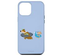 Carcasa para iPhone 12 Pro MAX Yogi Bear Yogi and Boo Boo Going Swimming