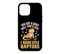 Carcasa para iPhone 12 Pro MAX You Got A Dog Well That's Cute I Raise Little Raptors