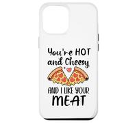 Carcasa para iPhone 12 Pro MAX Youre Hot and Cheesy and I Like Your Meat Pizza Funny Couple