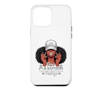 Carcasa para iPhone 12 Pro MAX Zodiac Cancer Inspired Afro Women White Grey Cap Black Girl