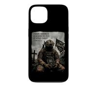 Carcasa para iPhone 13 2 Timothy 2:3 Endure Hardness as a Good Soldier of Christ