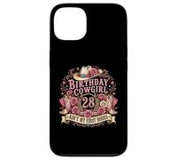 Carcasa para iPhone 13 28th Birthday Cowgirl 28 Year Old Country Western Girl Women