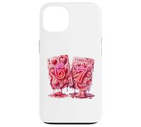 Carcasa para iPhone 13 67 Six Seven Valentine Hearts Poker Card Meme Couple Girls