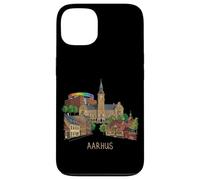 Carcasa para iPhone 13 Aarhus Dinamarca Viaje Souvenir City Monumento Regalo