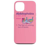 Carcasa para iPhone 13 Abibliofobia Definición Lectura Nerd Amantes del Libro Geek Girls