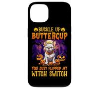 Carcasa para iPhone 13 Abróchate el botón Buttercup You Just Flipped My Witch