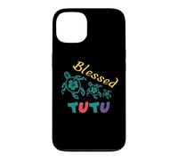 Carcasa para iPhone 13 Abuela tutú Hawaiana bendita con Tortugas Marinas de Honu