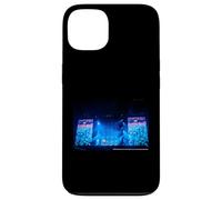 Carcasa para iPhone 13 AC DC Live Concert Arena Multitud Azul Escenario Luces Rock