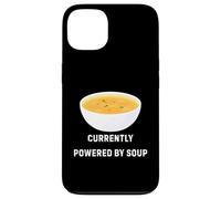 Carcasa para iPhone 13 Actualmente Alimentado por Soup Funny Cozy Comfort Food Design