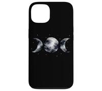 Carcasa para iPhone 13 Acuarela Triple Luna Diosa Gótico Bruja Noche Cielo Wicca