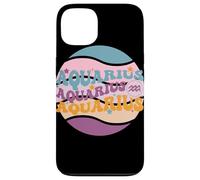 Carcasa para iPhone 13 Acuario Zodiaco Retro Colorido astrología gráfico diseño de Onda
