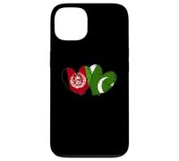 Carcasa para iPhone 13 Afganistán Pakistán Corazón Banderas Cultura Afgana Pakistaní