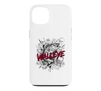 Carcasa para iPhone 13 Agua fría Walleye Night Strike Predator