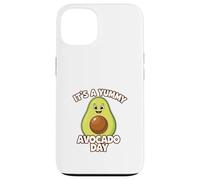 Carcasa para iPhone 13 Aguacate Divertido Kawaii Vegano Vegetariano Fruta