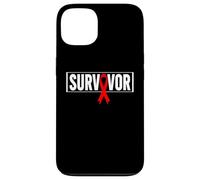Carcasa para iPhone 13 Aids Survivor VIH Red Ribbon Aids Warrior - Día Mundial del SIDA
