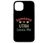 Carcasa para iPhone 13 Alguien en Utah me ama Retro USA State US