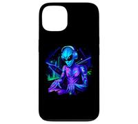 Carcasa para iPhone 13 Alien Cyborg DJ Robot Grabar Techno Música Cool Aliens