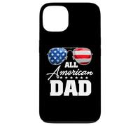 Carcasa para iPhone 13 All American Dad USA Flag Sunglasses 4th of July