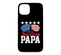 Carcasa para iPhone 13 All American Papa 4th of July American Flag Dad Grandpa