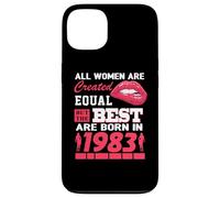 Carcasa para iPhone 13 All Women Are Born In 1983 43 Years Old Funny 43rd Birthday