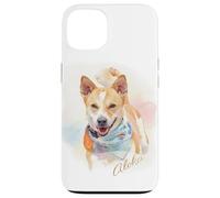 Carcasa para iPhone 13 Aloka - The Walk for Peace Dog Spreading Hope Watercolor