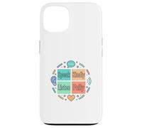 Carcasa para iPhone 13 Amable Comunicación Habla Escuchar Diseño de Conciencia