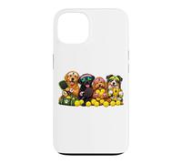 Carcasa para iPhone 13 Amante Divertido del Pickleball para Perros para mamás de