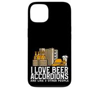 Carcasa para iPhone 13 Amo los acordeones de Cerveza y me Gusta 3 Otras Personas