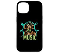 Carcasa para iPhone 13 Amo mi música Country para los fanáticos del Country Western