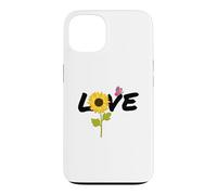 Carcasa para iPhone 13 Amor Girasol Mariposa - Mariposas Girasol